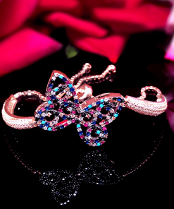 دستبند نقره دخترانه پروانه